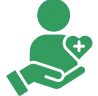 Healthcare support icon